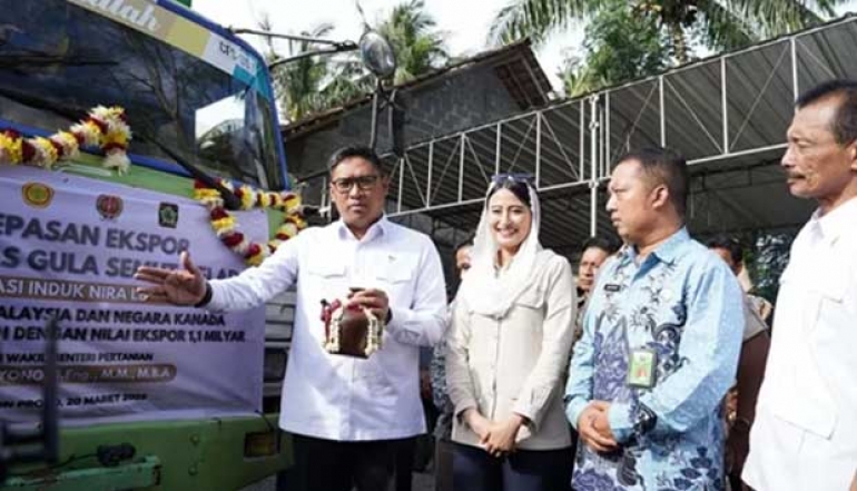 Increase Agricultural Product Exports, Ministry of Agriculture Releases Palm Sugar Exports from Kulon Progo