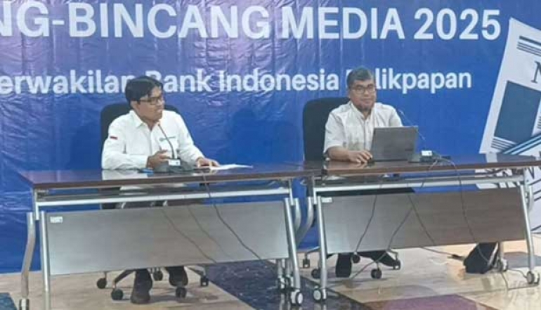 BI and BPS Balikpapan Discuss Economic Growth with the Media