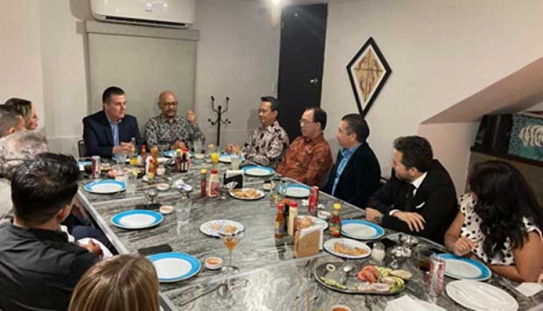 Indonesian Ambassador Explores Economic Cooperation with Los Mochis' Minister of Economy and Sinaloa Entrepreneurs
