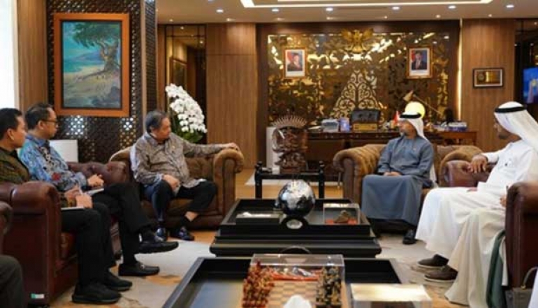 Airlangga and Minister of Energy of the United Arab Emirates Discuss Cooperation in the Energy Sector