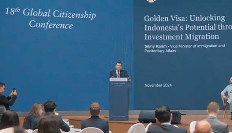 Indonesia's Golden Visa Policy Gains Global Attention at 18th Global Citizenship Conference