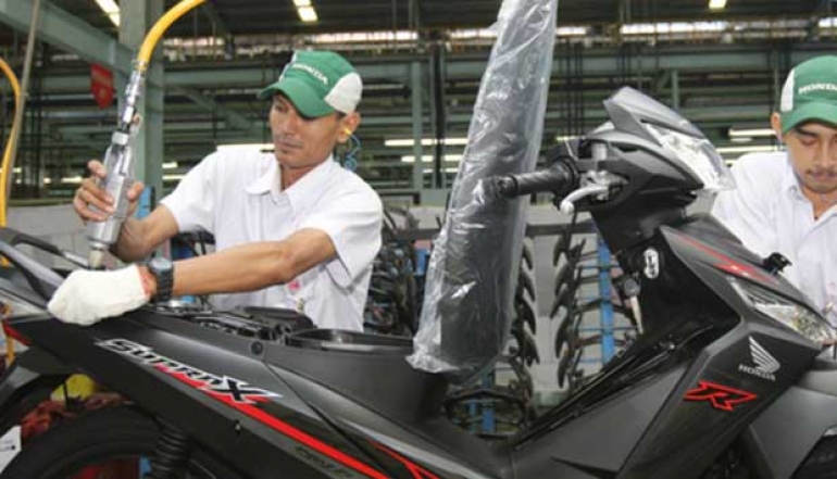 Indonesian Assembled Motorcycle Exports Reach 572,506 Units in 2024