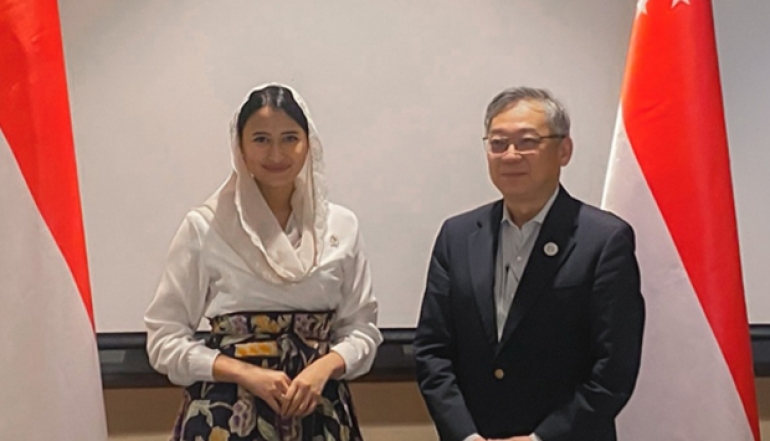 Bilateral Meeting of Indonesia's Vice Minister of Trade with Singapore's Minister of Trade and Industry