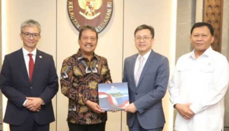 KKP Supported by UN Special Agency for Seaweed and Shrimp Industry Development